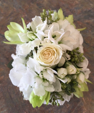 Beautiful In White Corsage 