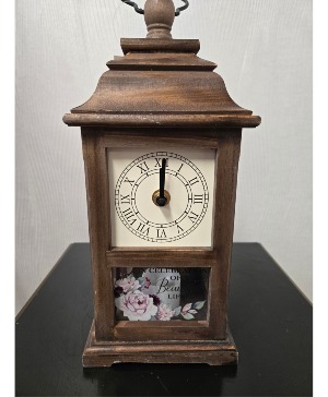 In Celebration of a Beautiful Life Clock Keepsake Clock