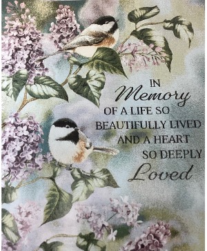 Beautiful Life Memory Throw