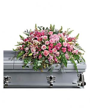 BEAUTIFUL MEMORIES CASKET SPRAY 