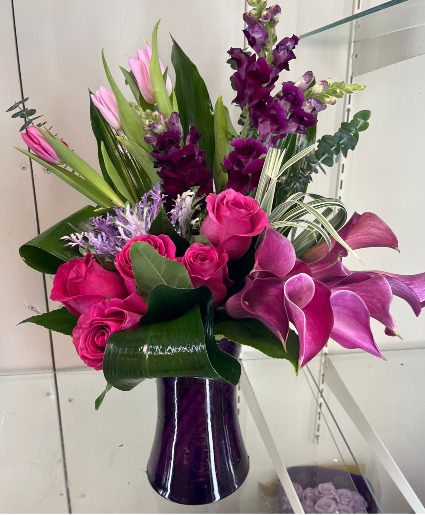 Beautiful purple and hot pink 