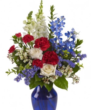 Beautiful red/white/blue bouquet FACEBOOK SPECIAL/LABOR DAY