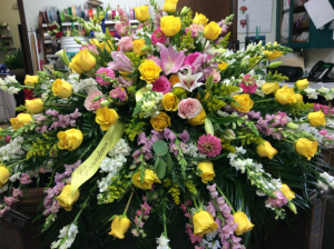 Beautiful Sunrise Casket Cover Casket Cover