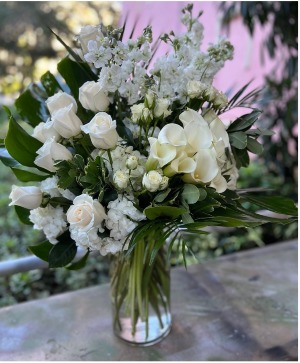 Beautiful white arrangement 
