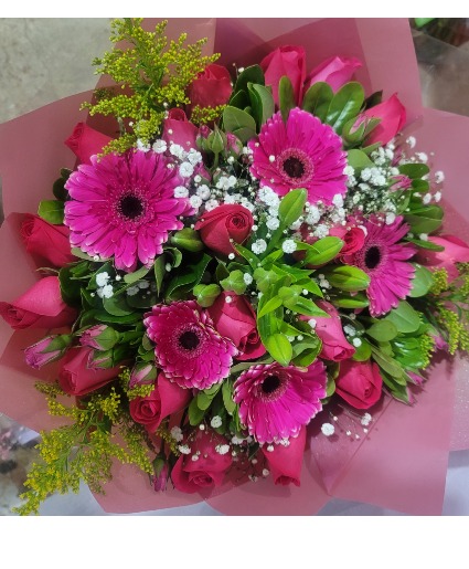 beautiful wrapped bouquet mx flowers 