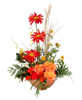 Beautifully Bronze Floral Design