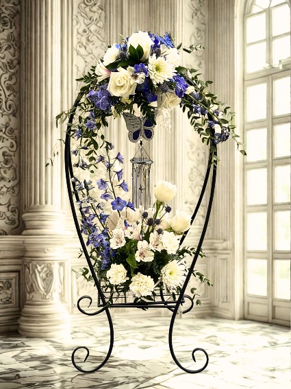 Beautifully Lived Wind Chime Arrangement Wind Chime Arrangement with Stand