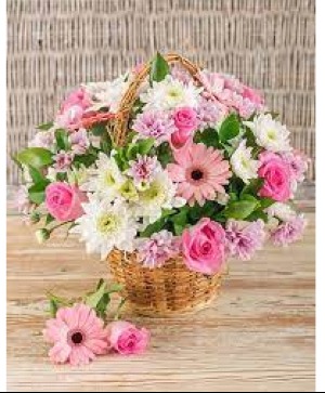 Beauty Basket  Basket Maybe Different In Style Basket  Arrangement  Substitutions Maybe Necessary