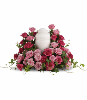 Bed of Pink Roses T253-2