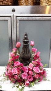 Bed of Roses Urn Wreath  $195.95, $225.95