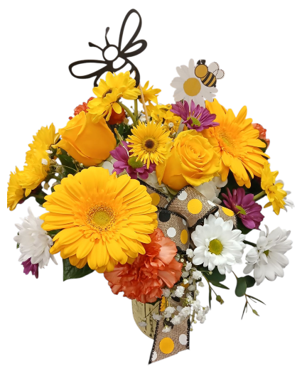 Bee Happy! Vase