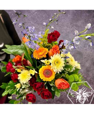 BEE-utiful Bouquet of fresh flowers Designers  choice