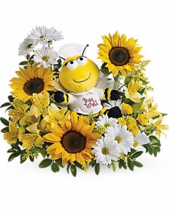Bee Well Bouquet Flower Arrangement