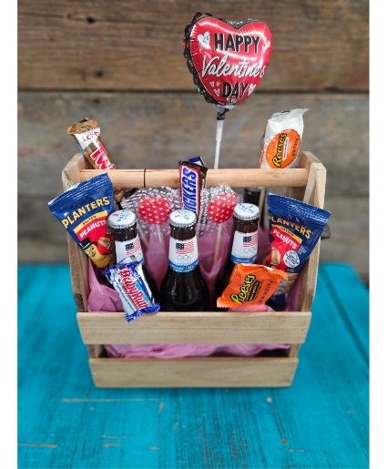Beer Basket Arrangement 