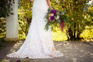 Bejeweled Autumn Tones Bouquet Wedding