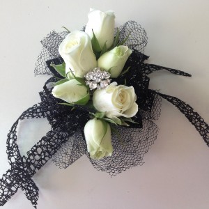 Bejeweled Wrist Corsage
