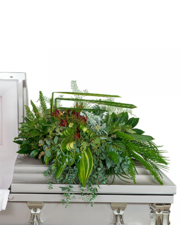 Beloved Botanics Casket Spray Sympathy
