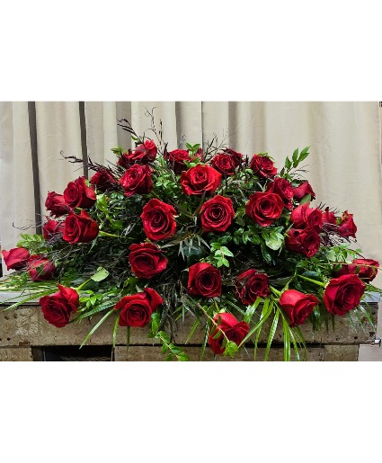 BELOVED CASKET SPRAY