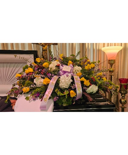 Beloved Husband  Casket Cover