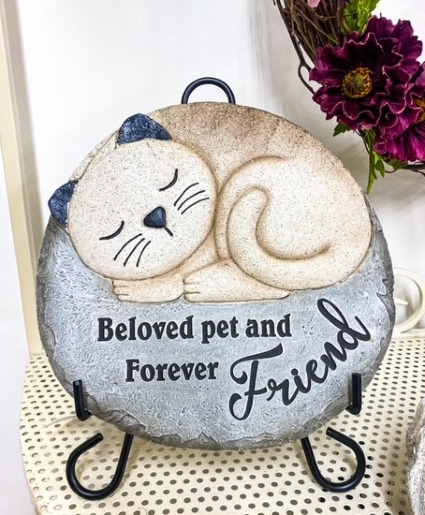 Beloved Pet Cat Memorial Stone Sympathy Pet Gift