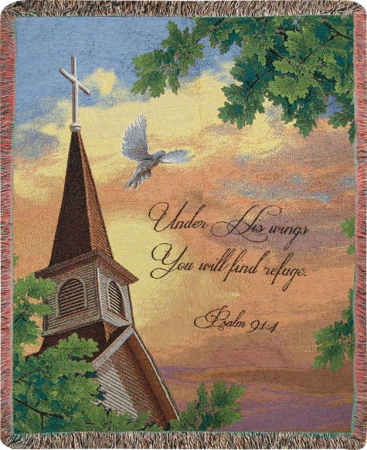 Beneath His Wings Throw Gifts