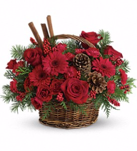 Berries and Spice  Christmas Flowers