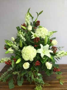 Berry Beautiful Sympathy Arrangements