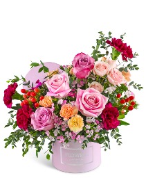 Berry Blush Garden Flower Arrangement