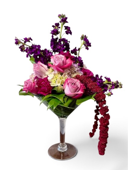 Berry Martini Blossom Floral Design