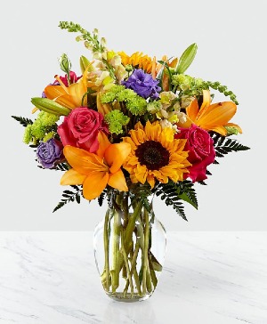 Best Day Sunflowers, Lilies, Bright 