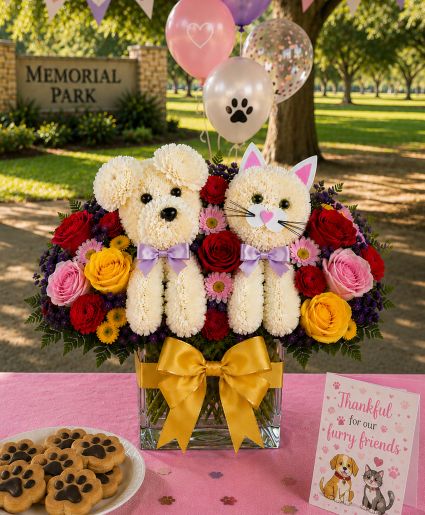 Best Fur-Ever Friends Call Us for Faster Service & Daily Specials: (915) 303-8500 Text Us to Order Anytime: (915) 505-3708 Your trusted source for Flowers & Delivery in El Paso TX 