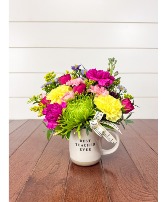 Best Teacher Ever Mug Arrangement 