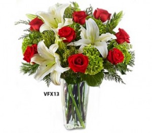 Best Wishes and Cheers Christmas Flowers