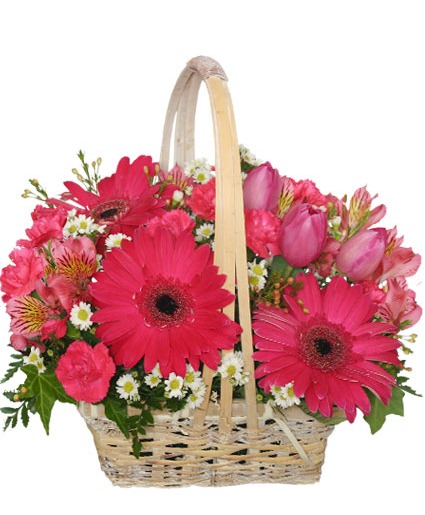 BEST WISHES BASKET  ARRANGEMENT 
