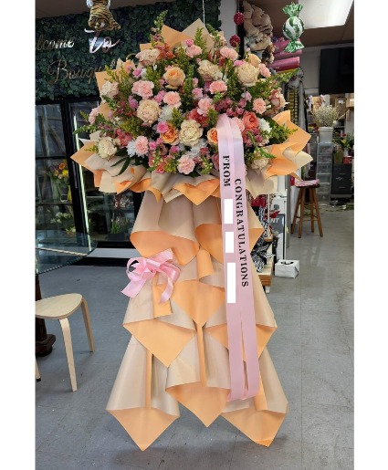 Best Wishes for Success Grand Opening Stand (1 tier)