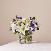 Beyond Blue CLEAR VASE 