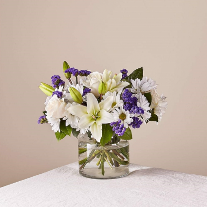 Beyond Blue CLEAR VASE 