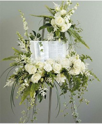 Bible Standing Spray Sympathy