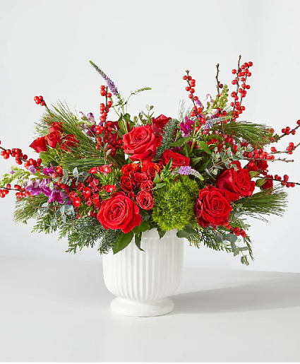 Big Red Bow Bouquet 