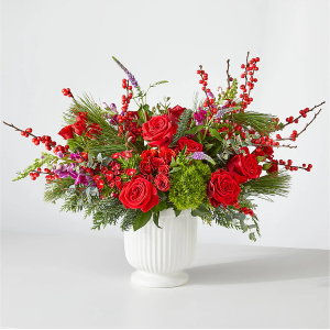 Big Red Bow Bouquet 