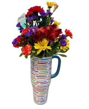 PENCIL & PETALS 40 OZ TUMBLER  
