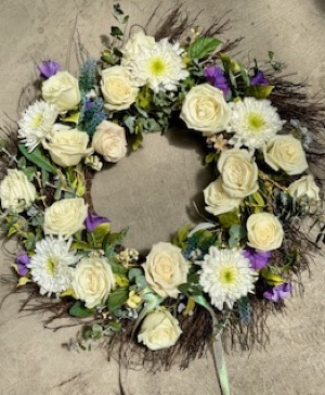 Biodegradable Funeral Flower Wreath 