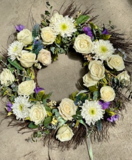 Biodegradable Funeral Flower Wreath 