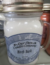 Birch Bark Candle