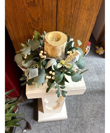 Birch Candle Arrangement Keepsake