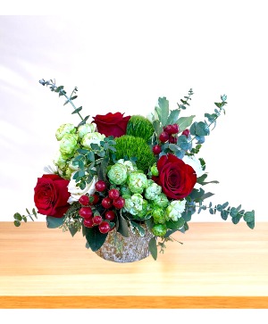 Birchwood Holiday Birch Container Arrangement
