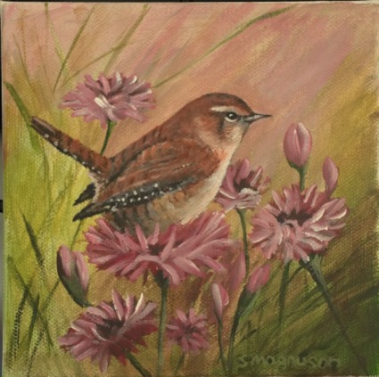 Wren Acrylic on Canvas 