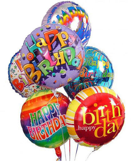 Birthday balloon bouquet  