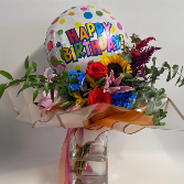 Birthday Balloon Surprise Vase Arrangement