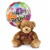 Birthday Bear and Mylar 